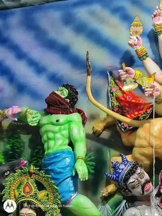 কুষ্টিয়ায় ৩৮ মন্দিরে অসুরের মুখে দাড়ি!